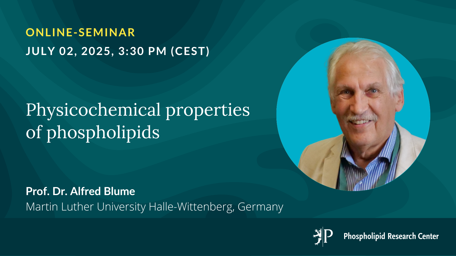 Online-Seminar-Ankündigung Blume