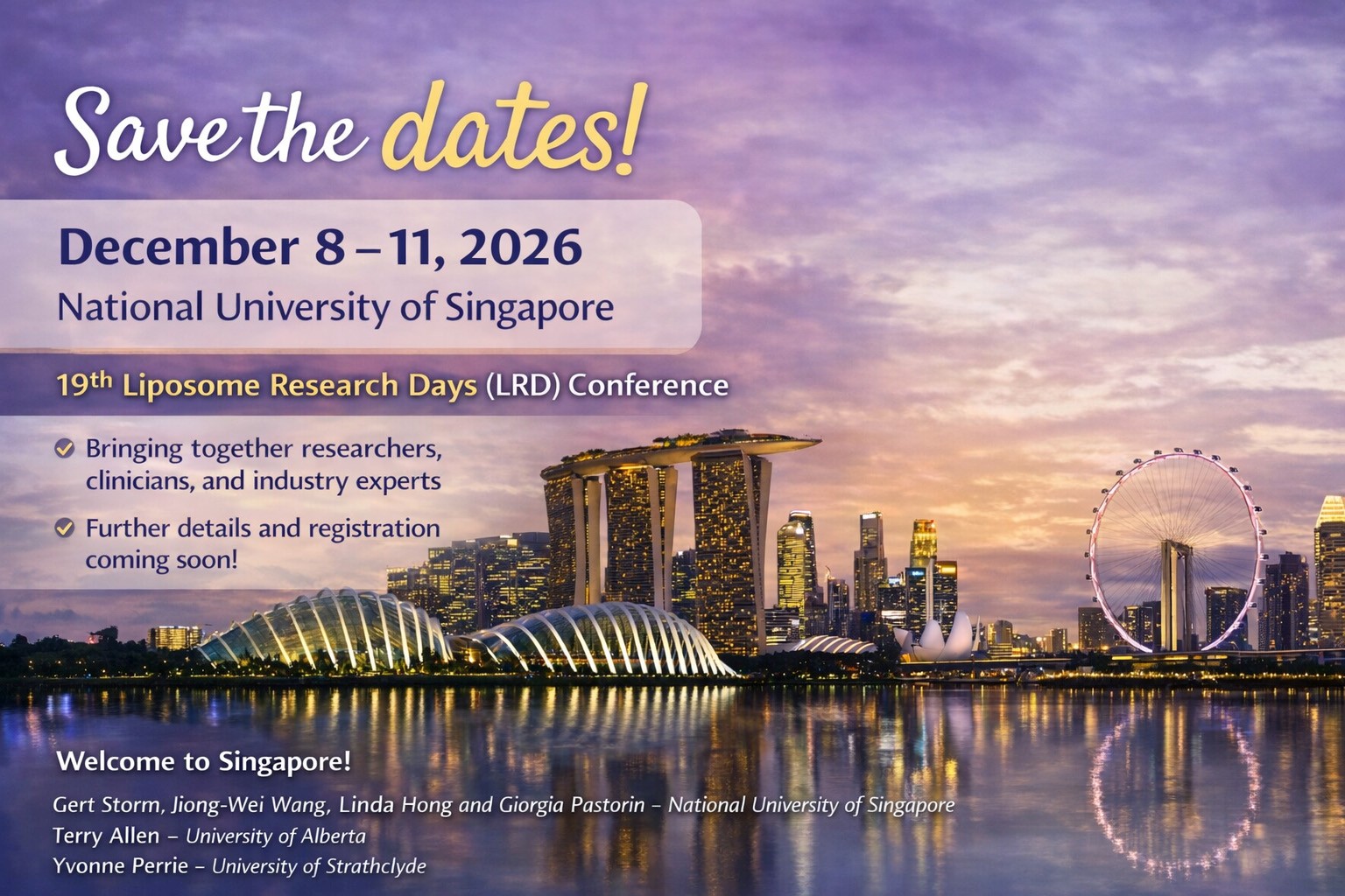 LRD2026 - Save the Dates